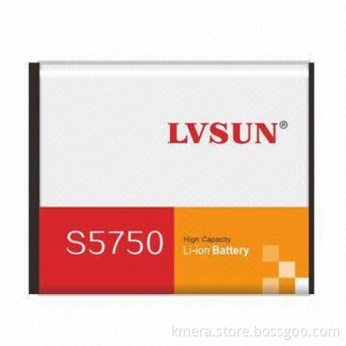 Smart Mobile Phone Battery for Samsung S5750/S7233/S5570, with 1,200mAh Capacity